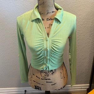 Naked Wardrobe Green Shirt (L)